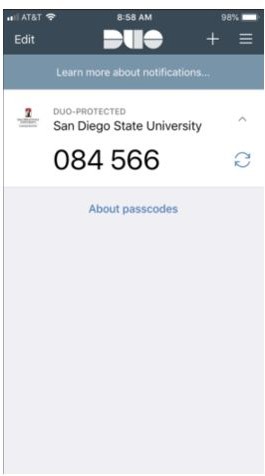 passcode